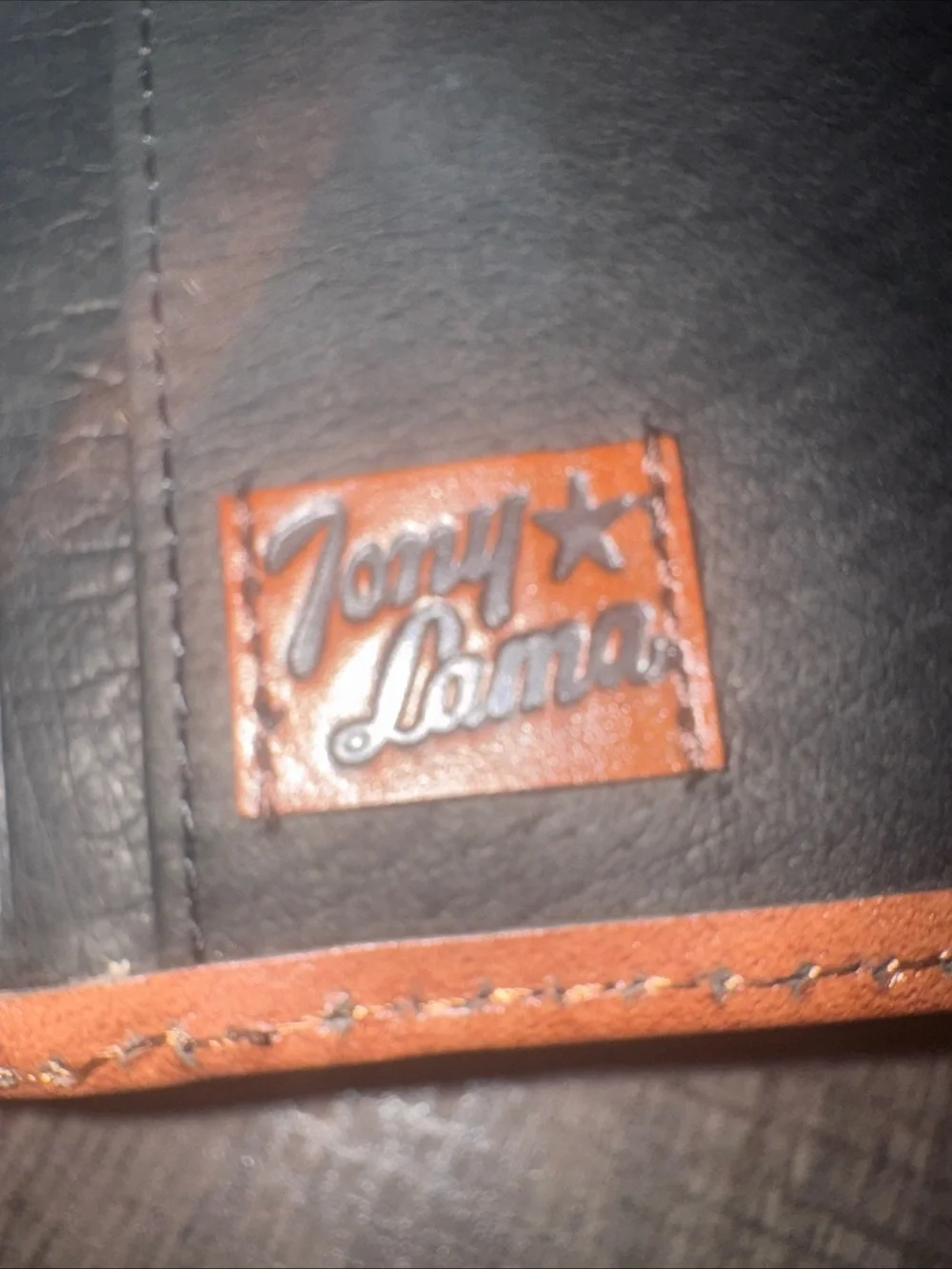 New Tony Lama Rodeo Wallet Blue Aztec Genuine Leather RFID Western Checkbook